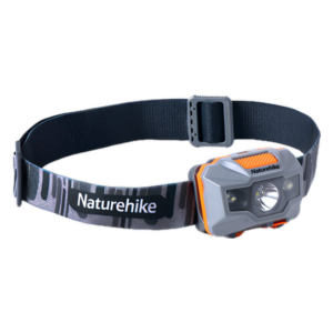 Linterna De Cabeza Frontal Naturehike Banda Antitranspirante Linterna Gris Luz Blanco