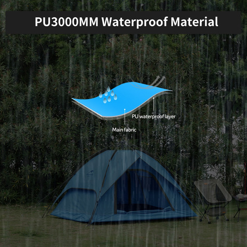 Carpa Automática Naturehike 3 Personas Nh21zp008 - Imagen 7