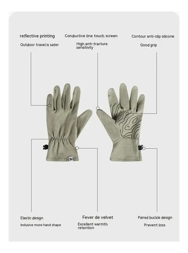 Guantes Invierno Abrigo Naturehike Ultralivianos - Imagen 9