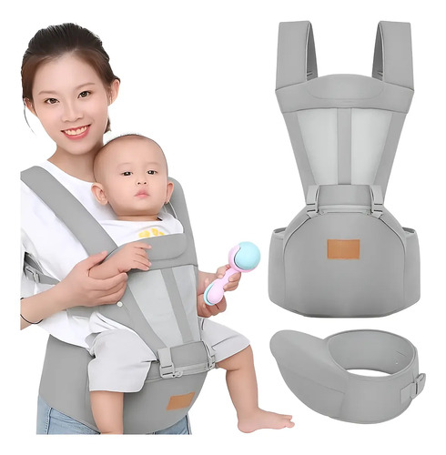 Silla Porta Bebe Mochila Ergonómica 4 En 1 Burke Deng01 - Imagen 10