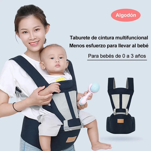 Silla Porta Bebe Mochila Ergonómica 4 En 1 Burke Deng01 - Imagen 7