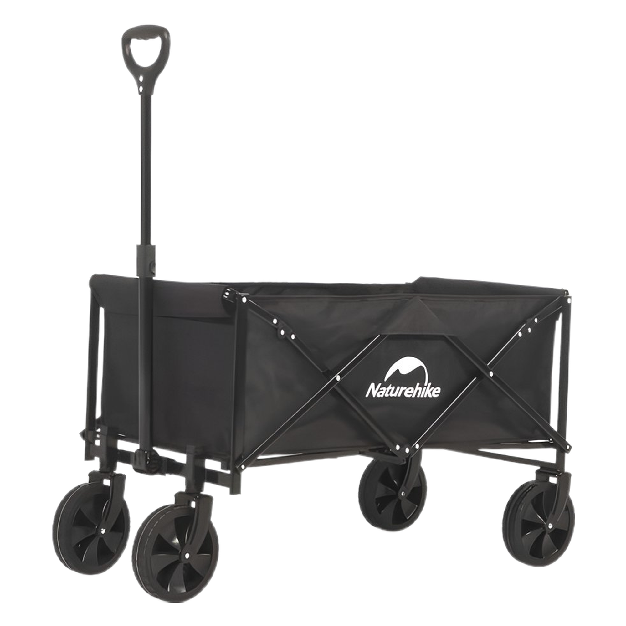 Carro Plegable Multiuso Camping Playa Jardin Naturehike Negro