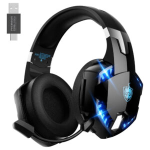 Auriculares Gamer Inalambricos Pc Ps4 Ps5 Phoinikas G2000max Negro