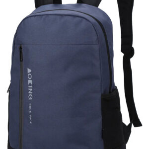 Mochila Escolar Liceal Hombre Mujer Aoking Xn3501 Azul Liso